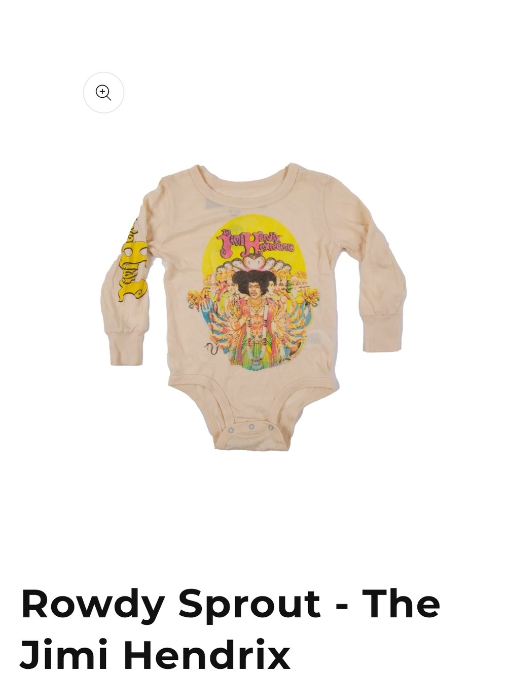 Rowdy Sprout Jimi Hendrix Experience Graphic One-Piece